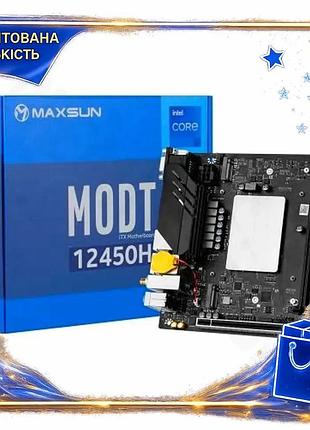 Dm материнська плата maxsun специфікація 2.2 з процесором i5-12450h itx wifi для офісу і дому компактн spe|lz