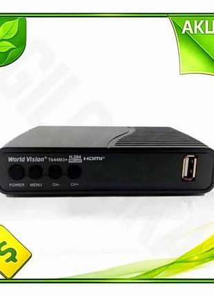 Ve tv-тюнер внешний автономный world new version vision цифровой приемник для iptv dvb-t2 dvb-c 2 usb n6w_ver