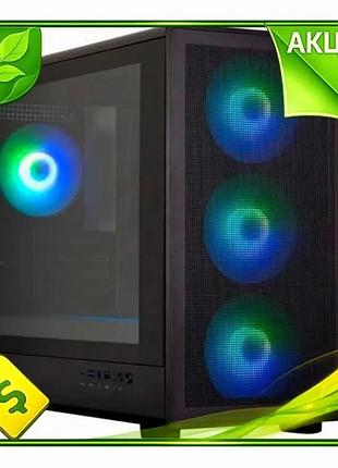 Ve корпус zalman чорний mini new version tower без бж для micro atx mini itx 4x120 мм argb з загартова n6w_ver