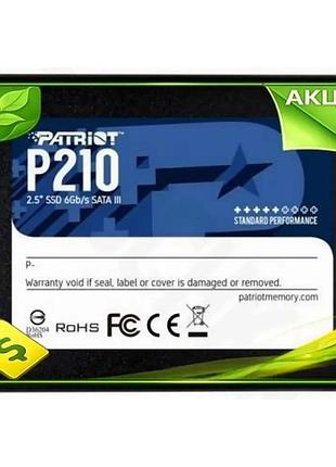 Ve твердотельный накопитель ssd 1тв new version patriot sata3 2.5" быстрый жесткий диск для пк и ноутб n6w_ver