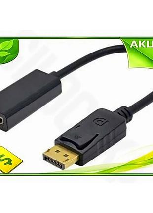 Ve переходник displayport m к new version hdmi f stlab черный 15 см адаптер для монитора телевизора n6w_ver