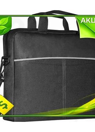 Ve сумка для ноутбука defender new version lite 15.6" чорна сірий поліестер для комп'ютера і переноски n6w_ver