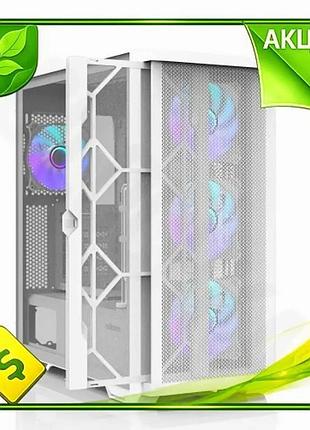 Ve корпус zalman z10 duo new version white mid tower комп'ютерний корпус для atx micro atx mini itx з n6w_ver