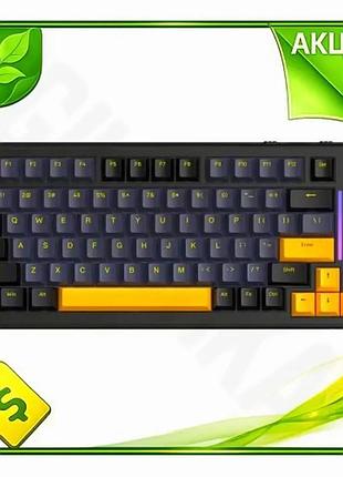 Ve бездротова механічна клавіатура attack new version shark чорна bluetooth 5.0 для пк ігрова rgb 83 к n6w_ver