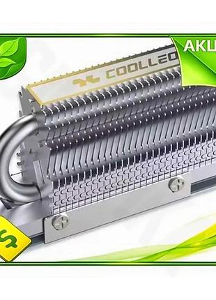 Ve радиатор для m.2 coolleo new version silver охладитель для ssd 2280 с термопрокладкой для компьютер n6w_ver