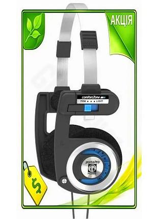 Ve наушники koss porta pro new version classic накладные черные 3,5мм для музыки с глубокими басами 10 n6w_ver
