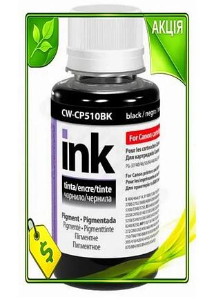 Ve чорнило colorway black 100 new version мл пігментне для canon офісне чорне друкування n6w_ver