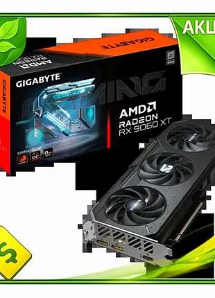 Ve видеокарта gigabyte radeon rx new version 9060 xt 8гб gddr6 для игр 128-бит активное охлаждение 8-p n6w_ver