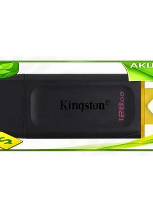 Ve флэш накопитель usb 128гб new version kingston datatraveler exodia черный желтый для хранения данны n6w_ver