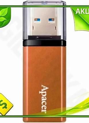 Ve флеш накопитель usb 256гб new version apacer оранжевый металлический usb 3.2 для хранения данных мо n6w_ver