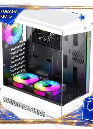 Dm корпус для пк специфікація 2.2 gamemax vista coc aw white mid tower для ігор з argb вентиляторами і spe|lz