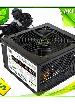 Ve блок питания 400 вт new version gamemax черный для пк с 80 plus basic active pfc и защитой ovp uvp n6w_ver
