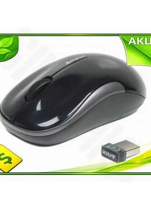 Ve миша a4tech бездротова чорна new version usb v-track 1200 dpi для комп'ютера та ноутбука геймера n6w_ver