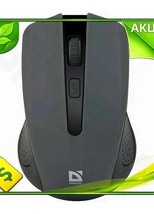 Ve бездротова миша defender accura new version оптична grey/black для пк з налаштуванням dpi 800/1200/ n6w_ver