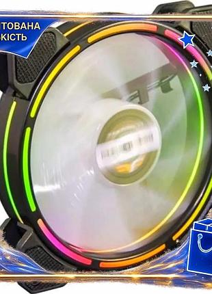 Dm вентилятор 120 мм специфікація 2.2 frime iris rgb з гідродинамічним підшипником для охолодження пк spe|lz