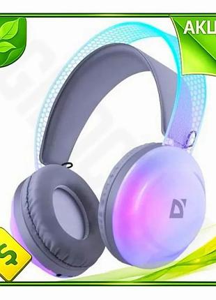 Ve беспроводные наушники defender freemotion new version bluetooth накладные для геймеров с rgb подсве n6w_ver