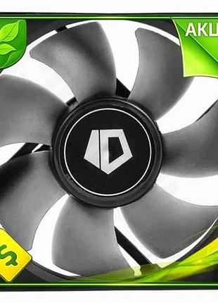 Ve вентилятор 80 мм id-cooling new version чорний 2000 об/хв для корпусу активне охолодження 3-pin гід n6w_ver