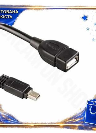 Dm кабель usb 2.0 специфікація 2.2 af miniusb 10 см чорний atcom перехідник для зарядки і передачі дан spe|lz
