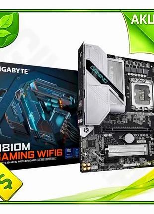 Ve материнська плата gigabyte h810m new version gaming wifi6 lga1851 microatx для пк з wifi 6 bluetoot n6w_ver