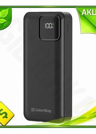 Ve универсальная мобильная батарея 20000 new version мач colorway черная power bank с led дисплеем для n6w_ver