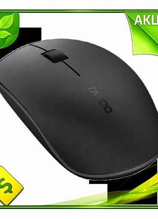 Ve миша бездротова rapoo оптична new version сірий bluetooth 2,4 ггц безшумна для комп'ютера і ноутбук n6w_ver