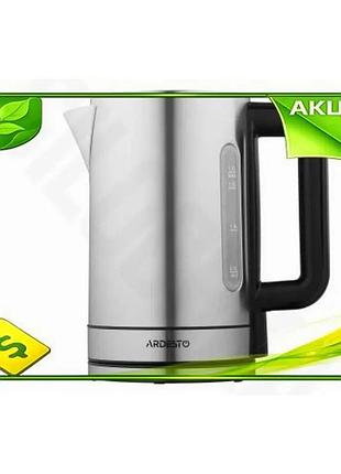 Ve електрочайник ardesto 2200w 1,8 new version л нержавіюча сталь для чаю з підтримкою температури 50 n6w_ver