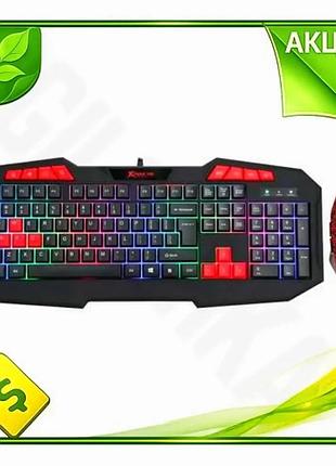 Ve комплект xtrike me mk-503 new version usb black rgb підсвічування для комп'ютера ігор клавіатура ми n6w_ver