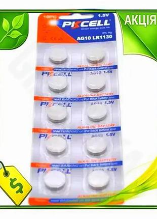 Ve батарейки ag10/lr1130 pkcell 10 new version шт литиевые батарейки для часов и электроники 1,5 в n6w_ver