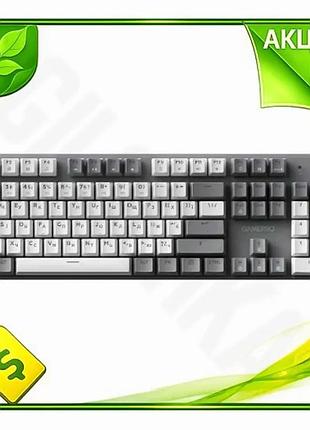 Ve клавиатура gamepro механическая grey new version usb с led подсветкой 104 кнопки для игр. n6w_ver