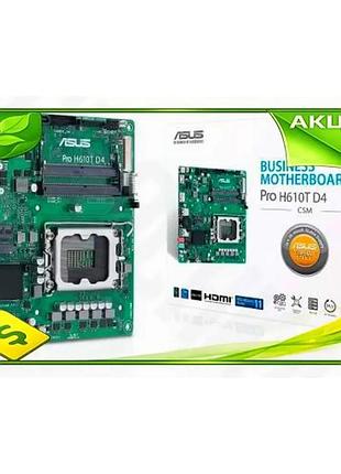 Ve материнська плата asus lga1700 new version mini-itx h610 2xso-dimm ddr4 для пк з інтегрованою графі n6w_ver
