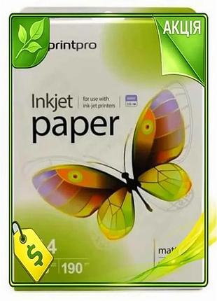 Ve фотобумага printpro матовая a4 new version 190 г/м2 50 л для фотографий печатная бумага для качеств n6w_ver