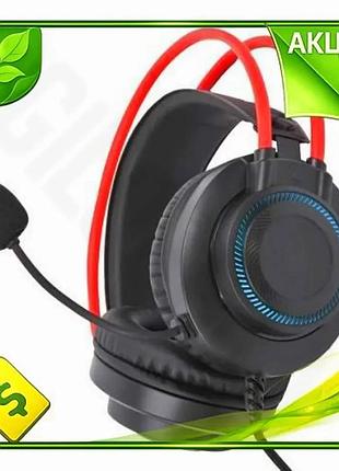 Ve наушники bloody usb накладные new version геймерские с подсветкой 7 цветов 50 мм с микрофоном 2 м n6w_ver