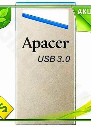 Ve флеш накопитель usb 32гб new version apacer ah155 ударопрочный металлический синий серебристый для n6w_ver