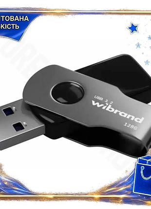 Dm флеш накопитель usb спецификация 2.2 128гб wibrand черный поворотный usb 3.2 для хранения данных spe|lz