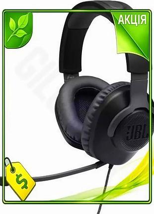 Ve навушники jbl quantum 100 new version black дротові геймерські накладні з мікрофоном 3,5 мм для пк n6w_ver