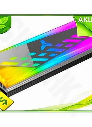 Ve радіатор для m.2 qube new version 2280 сірий охолоджувач з rgb підсвічуванням для ssd накопичувача n6w_ver