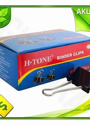 Ve биндер h-tone black 51 new version мм 12 шт для документов черные папки для бумаг n6w_ver