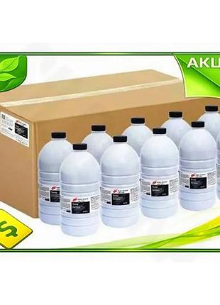 Ve тонер black 10 кг new version для принтерів hp і canon 10 банок по 1 кг чорний тонер для друку n6w_ver