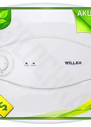 Ve водонагрівач willer 15л 1500вт new version вертикальний під мийкою мокрий тен механічне керування д n6w_ver