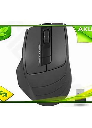 Ve миша бездротова a4tech fstyler new version 2000 dpi ергономічна black grey для комп'ютера ноутбука n6w_ver
