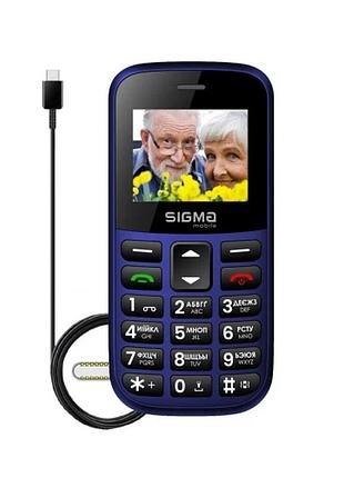 Ve мобильный телефон sigma mobile new version бабусефон 2 mini-sim цветной дисплей 1.77" с подсветкой n6w_ver 7