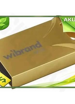 Ve флеш накопитель usb 32гб new version wibrand gold компактный металлический накопитель для хранения n6w_ver