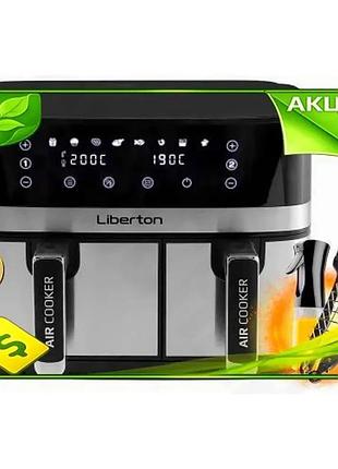 Ve мультипечь liberton 2700w 9л new version аэрофритюрница с двумя чашами сенсорное управление для при n6w_ver