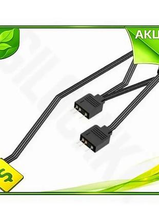 Ve кабель-сплиттер id-cooling для 4 new version вентиляторов 3-pin черный rgb контроллер для подключен n6w_ver