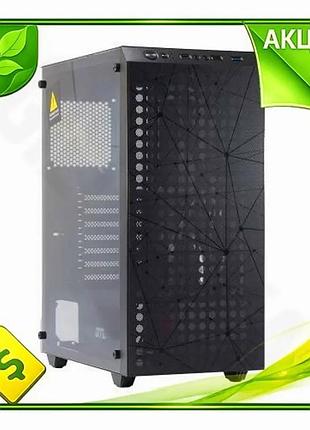 Ve корпус gtl gaming shield new version black mid tower для пк atx micro atx mini itx з загартованим с n6w_ver