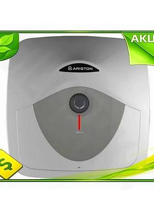 Ve водонагреватель ariston накопительный 15л new version 1200вт под мойкой компактный механический наг n6w_ver
