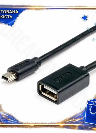Dm кабель usb 2.0 специфікація 2.2 af miniusb 0.8 м чорний atcom перехідник для зарядки та передачі да spe|lz