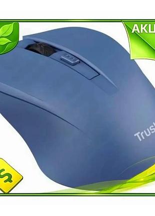 Ve бездротова миша trust mydo new version silent синя оптична безшумна для роботи і дому з usb 2.4ghz n6w_ver