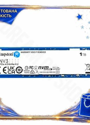 Dm твердотельный накопитель ssd спецификация 2.2 1тб kingston nv3 pci-e 4.0 m.2 2280 скорость 6000 мб/ spe|lz
