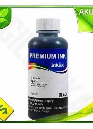 Ve чорнило inktec пігментне чорне new version 100 мл для принтерів epson для друку документів та фото n6w_ver